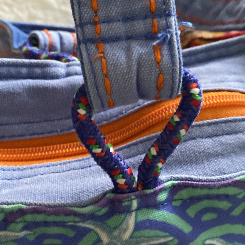 Sun N’ Sand beach theme shoulder bag tote - Picture 6 of 11